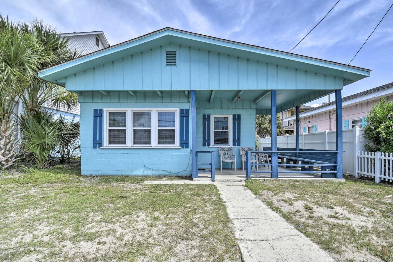 Bright Myrtle Beach Bungalow Steps To The Beach! Bagian luar foto