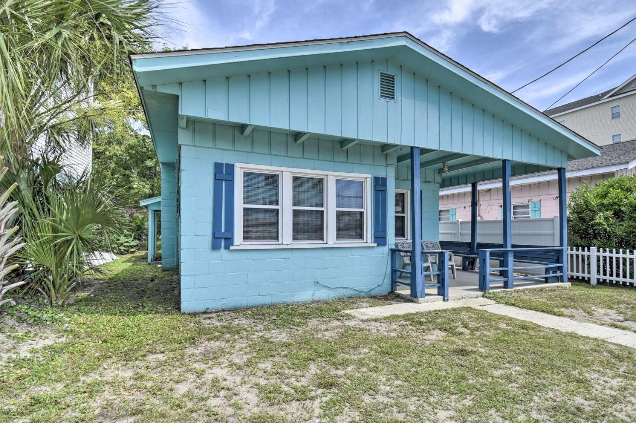 Bright Myrtle Beach Bungalow Steps To The Beach! Bagian luar foto